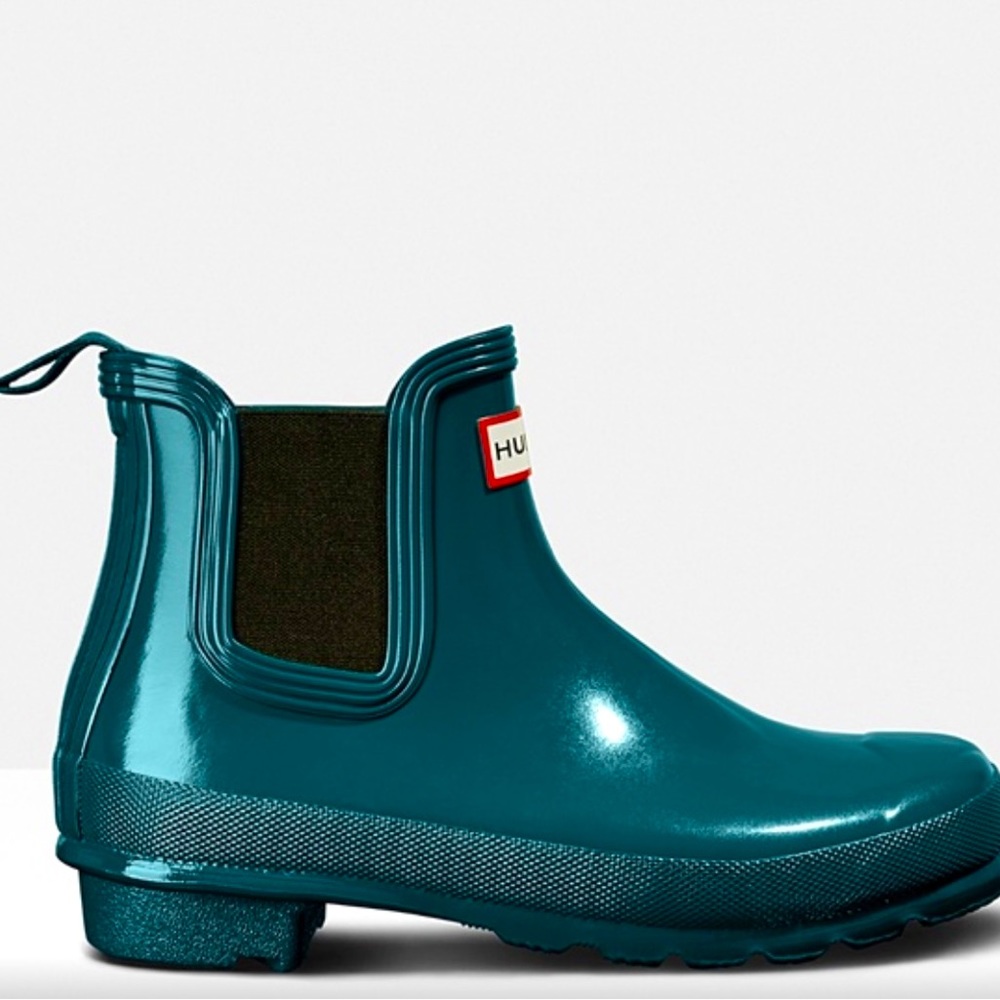 Teal Hunter boots
